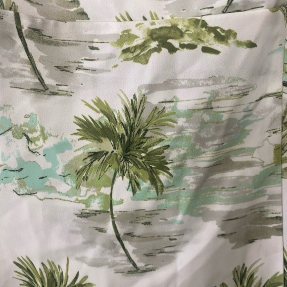 Palm Tree White Mini Slip Dress size small​​, cute dress - Picture 4 of 8